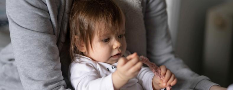 Picture of a woman and child