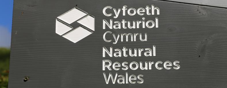 Natural Resources Wales Sign