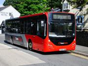 A picture of the TrawsCymru T3 bus service to Wrexham