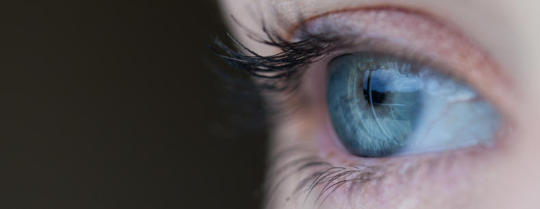 Close up picture of a Human Eye