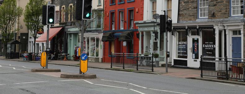 Picture of shops in Machynlleth