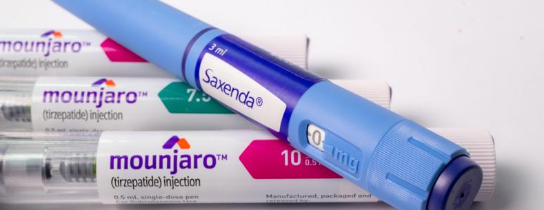 Image showing Mounjaro and Saxenda injection pens