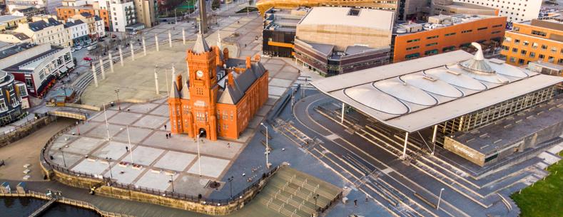 Pierhead in Cardiff Bay