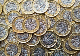 £1 coins