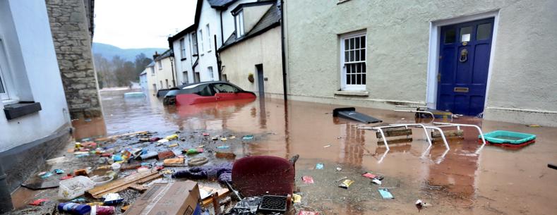 Crickhowell February 2020 Storm Dennis