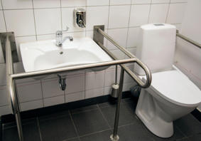 An adapted bathroom