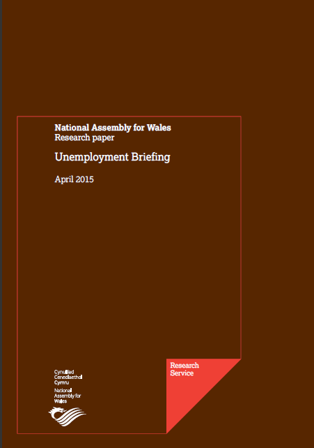 This is an image of the cover of the publication: Unemployment Briefing: April 2015