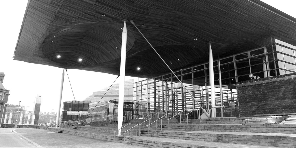 This is a picture of the Senedd building, 